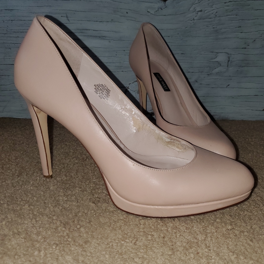 Nine West Nude Heels